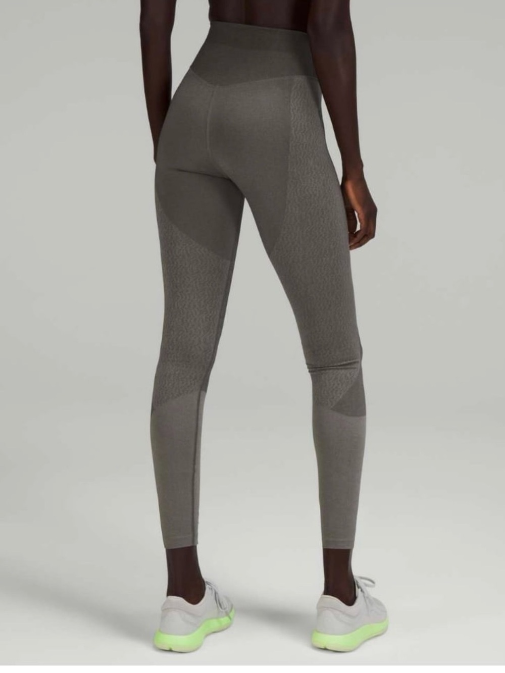 lululemon athletica Olive Green High-Rise Seamless Leggings